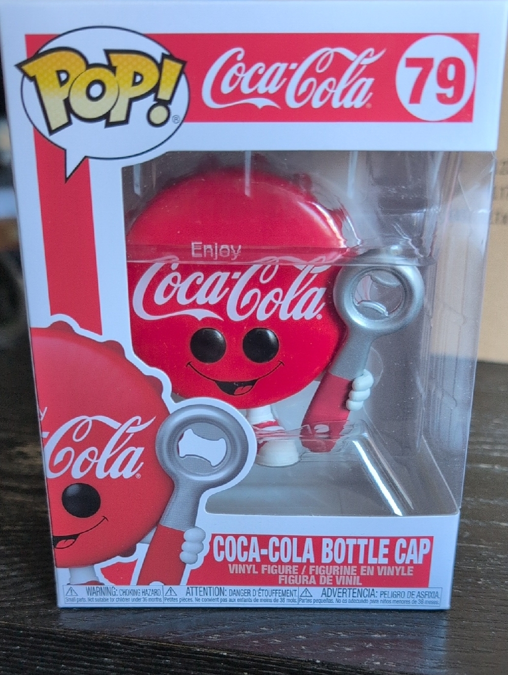 Coca-Cola Red POP! Vinyl Coca-Cola Bottle Cap Figure #79